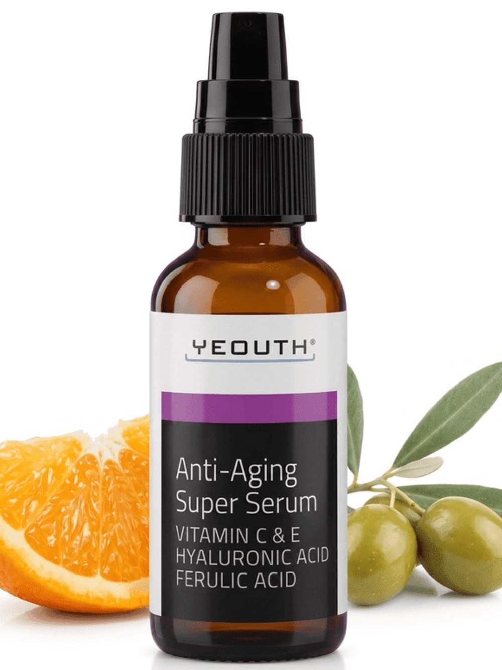 YEOUTH Anti-Aging Super Serum – Vitamin C & E Hyaluronic Acid Exp 06/28